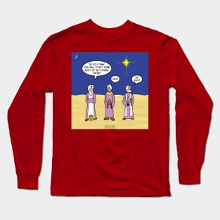 Wisemen Bearing Gifts Long Sleeve T-Shirt